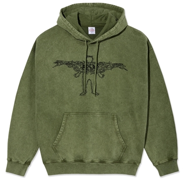 Polar Skate Co Acid Frank Hoodie Soul Army Green